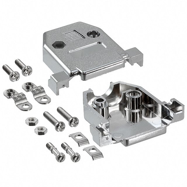 40-9715HS Cinch Connectivity Solutions AIM-Cambridge  Carcasas traseras para conectores D-Sub en forma de D